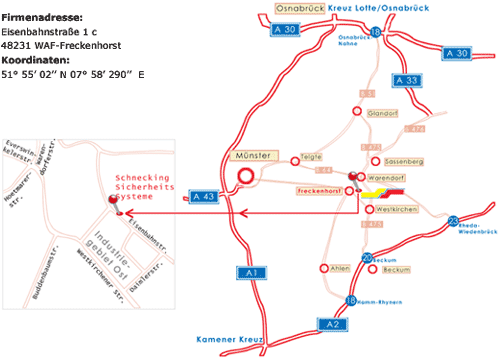 Anfahrtsskizze